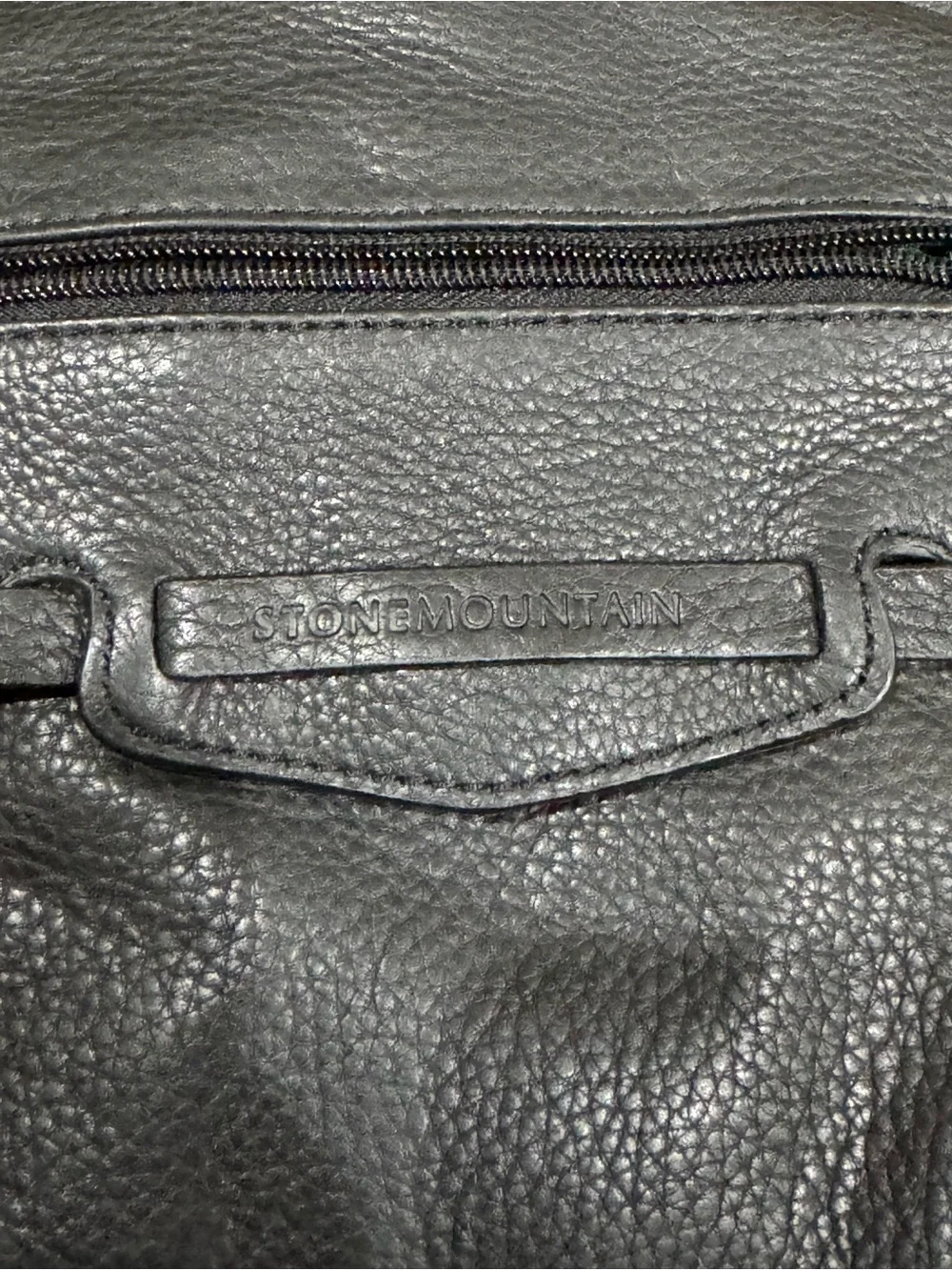 NWT Stone Mountain “Rio Grande” Purse Genuine Leather Shoulder Bag - Black